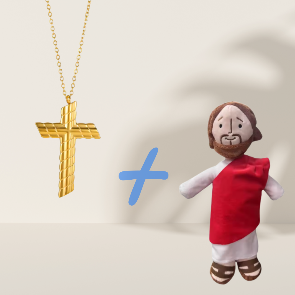 Pack avantage - Produit offert (Croix jésus + peluche jésus)