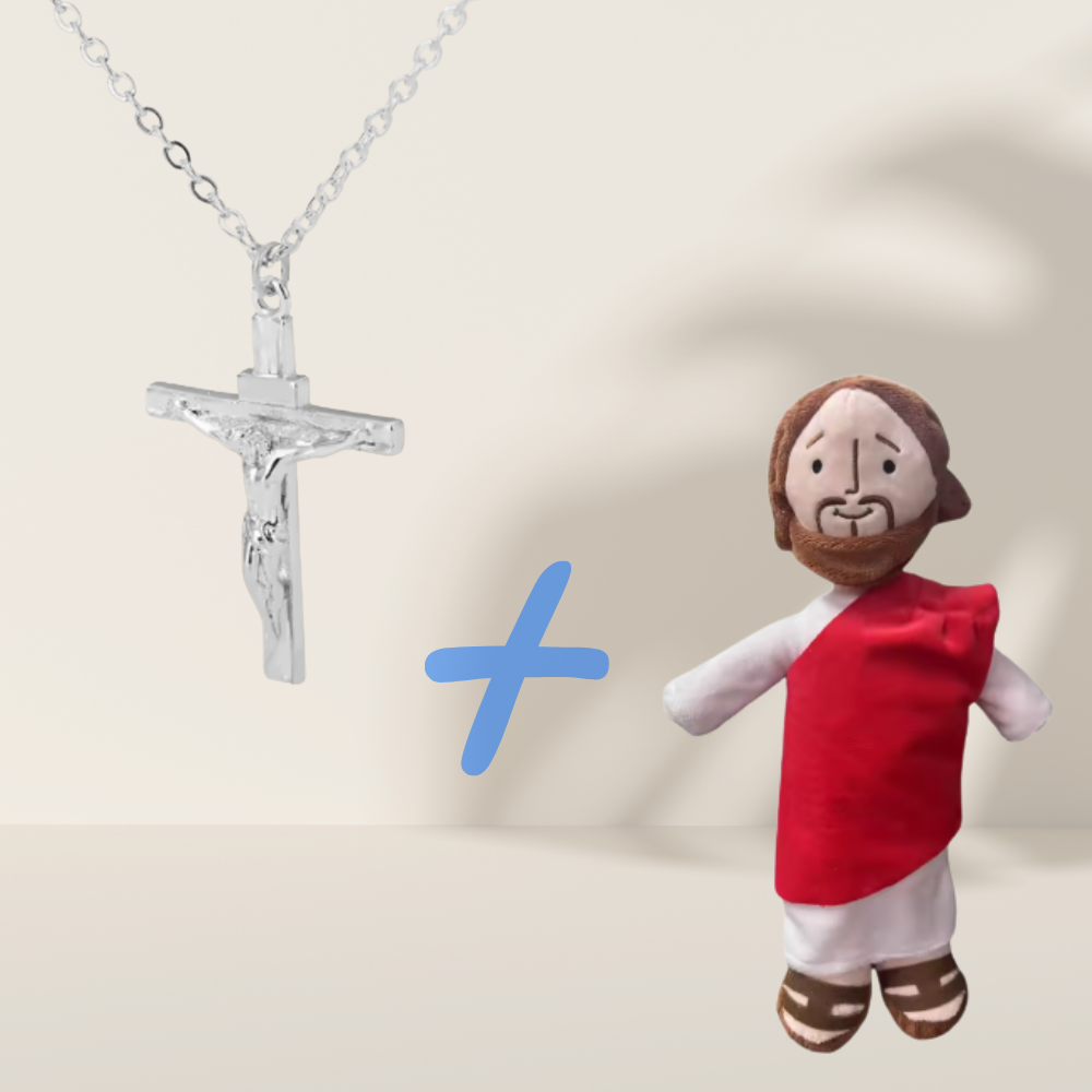 Pack avantage - Produit offert (Croix jésus + peluche jésus)