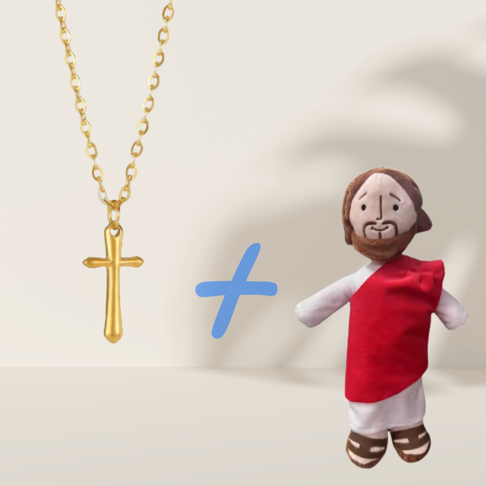 Pack avantage - Produit offert (Croix jésus + peluche jésus)